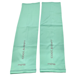 MEGA 美高 COOUV 瞬間涼感材質袖套 UPF50+專業防曬配件, 薄荷綠, 1雙
