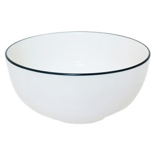 新食器 丸線5吋湯碗, 手工上釉, 1個