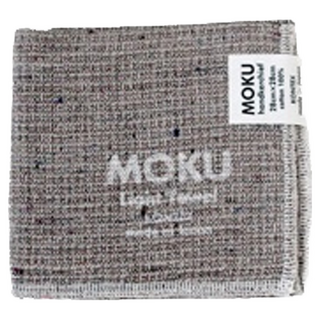kontex MOKU超速乾輕薄吸水小方巾, 28x28cm 100%純棉 日本製造, 大地灰, 1條