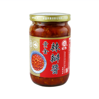 江記 黃金辣瓣醬 無添加 非基因改造黃豆, 360g, 1罐