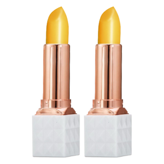 E.L.G 依洛嘉 千面女郎 唇膏, 天然胡蘿蔔素 溫感變色 植萃保濕 水潤Ｑ彈, 3.5g, 2支