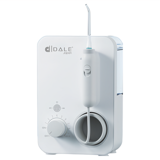 DALE 達樂 家用變頻沖牙機 DL-5006 白色 600ml大容量水箱 10段水壓調節 多種噴頭 全方位清潔口腔