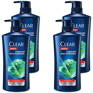 Clear 清揚 男士止癢控油洗髮精 650ml, 4瓶