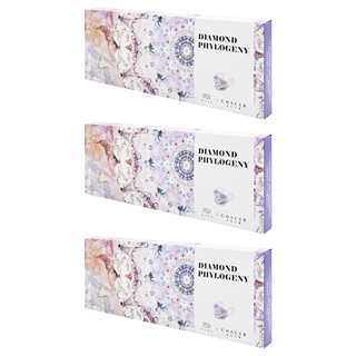 CHACER 佳和口罩 成人4D立體醫用口罩, 鑽石演化論 紫色, 5片, 3盒