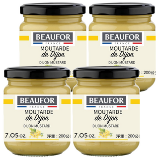 BEAUFOR 堡芙 法式芥末醬, 200g, 4罐