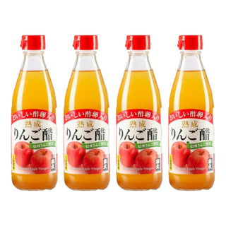 MORIBUN 森文釀造 蘋果風味果醋飲料, 3倍濃縮, 360ml, 4瓶