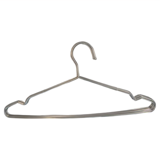 收納王妃 不鏽鋼衣架 10個, 中 銀色, 2組