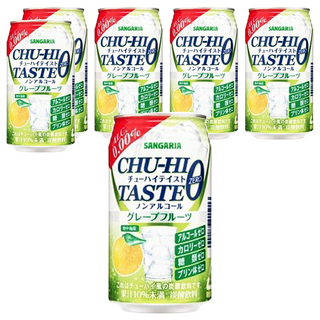 SANGARIA 無酒精葡萄柚飲料 零卡路里零糖零嘌呤, 350ml, 6罐