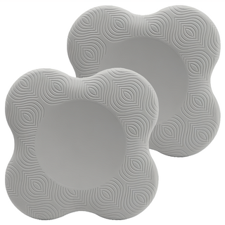 瑜珈跪墊, 柔軟回彈, 關節防護, 四種顏色可選, 20 x 20 x 1cm, 灰色, 2個