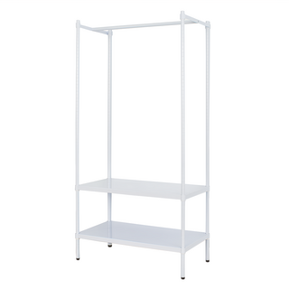 dayneeds 日需百備 極致工藝 烤漆二層單桿衣櫥, 白色