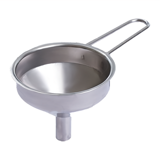 ECHO 單耳不鏽鋼漏斗, 銀色, 廚房分裝好幫手, 1個