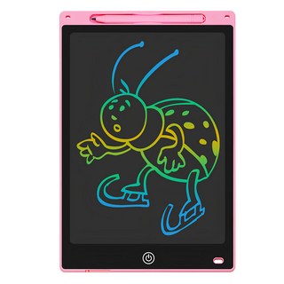 喵汪森林 一鍵清除液晶寫字板, 淺粉色 + 黑貼面