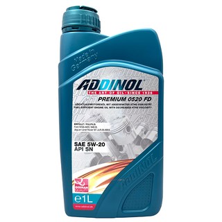 ADDINOL PREMIUM FD 5W20 全合成機油, 1瓶, 1L