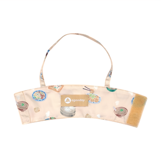 agooday 好日子 兩用飲料杯套 100% Polyester 聚酯纖維, 台灣小吃 米色, 1個