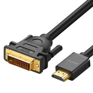 UGREEN 綠聯 HDMI轉DVI雙向互轉線 2m, HD106, 1條