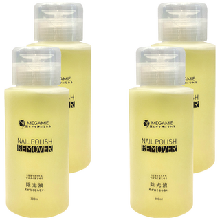 MEGAMIE 溫和指甲油去光水 300ml, 4瓶