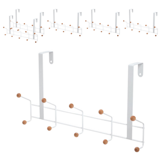 comet 居家門後掛勾 10勾 47 x 23 x 4.3cm, 白色, 6個