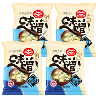十全 鰹昆布味噌 140g 添加高品質鰹魚粉及昆布, 6包