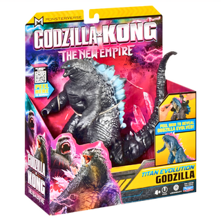 哥吉拉大戰金剛2-7吋泰坦進化哥吉拉公仔, Black, 1個