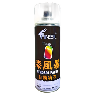 FINESIL 漆風暴 自動噴漆，紅色，400ml，操作簡單，色彩飽滿，持久耐用, 1瓶
