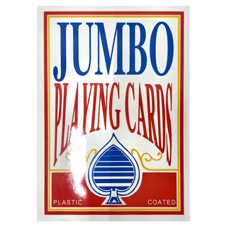 JUMBO 撲克牌 塑料覆膜, 6倍, 1個