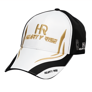 HEARTY RISE 哈帝來斯 釣魚帽, 防潑水, FREE SIZE, 白色
