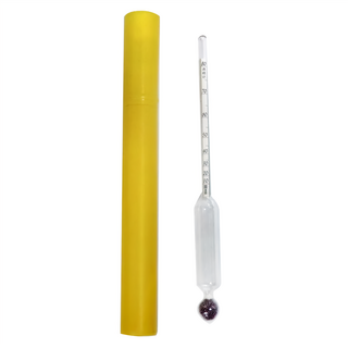 金歡喜 量酒比重計, 2組, 玻璃材質, 台灣產地, Yellow, 1個