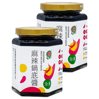 台塑餐飲 全素麻辣鍋底醬 280g, 2罐