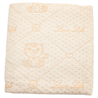 OhBabyLying 四層有機彩棉隔尿墊 - 小老虎, 大(100 x 80cm), 1個