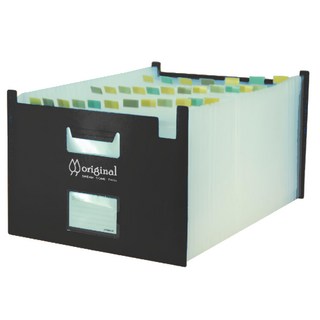 DaTaBanK 三田文具 A4 站立式31層風琴夾, 尺寸24.2*33.8*6 cm, 黑色, 1個