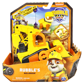 SPIN MASTER 汪汪隊立大功小礫與工程家族系列玩具 - 小礫挖掘推土機, 小礫 + 挖掘推土機, 挖掘推土機40 x 23.5 x 12.5cm + 小礫狗狗玩偶5 x 3 x 7cm, 1盒