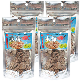 李家興冰梅 嚴選精製 古法精製 風味絕佳, 35g, 4包