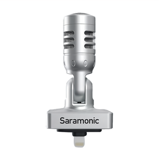 Saramonic 楓笛 SmartMic MTV11 Di 手機麥克風, 24bit/48kHz, 3.5mm耳機孔, 0~90°旋轉