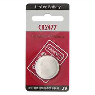 Panasonic 鈕扣型鋰電池 3V CR2477, 1入, 1個