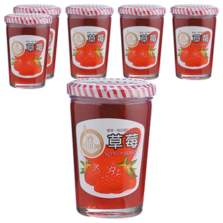 自由神 草莓果醬 台灣製造, 400g, 6罐