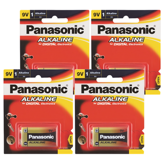 Panasonic 國際牌 大電流鹼性電池 9V, 4顆, 1入