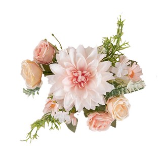 快豹 Dyli大麗仿真花束, 粉色, 6個