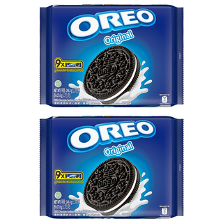 OREO 奧利奧 原味夾心餅乾, 248.4g, 2袋