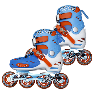 SUCCESS 成功 平花溜冰鞋 藍色 1雙