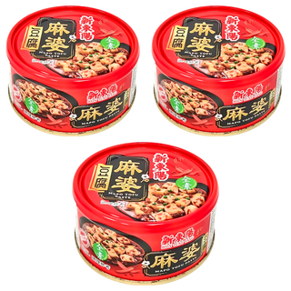 新東陽 麻婆豆腐 全素, 無防腐劑, 無人工色素, 無味精, 嚴選非基改黃豆, 搭配花椒調味, 古法燉滷, 160g, 3罐
