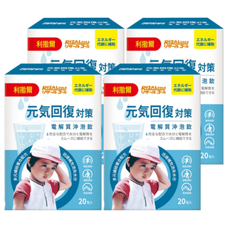 RISAL 小兒利撒爾 元氣回復 電解質沖泡飲 Set 20入 - 機能調節, 運動補給, 病期補養, 5.5g, 80入