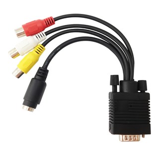 Bravo-U VGA 轉 AV端子線 + S端子, 單一商品, 1條
