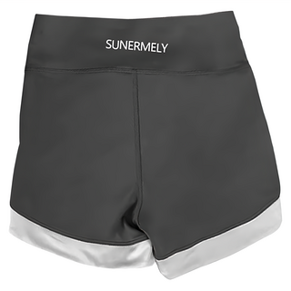 SUNERMELY 韓版收腹提臀鯊魚褲 Set 2 灰色, F(40-65kg)