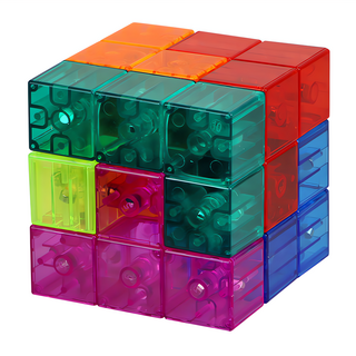 YongJunToys 永峻 磁力積木 7 pcs, 1入, 透明色