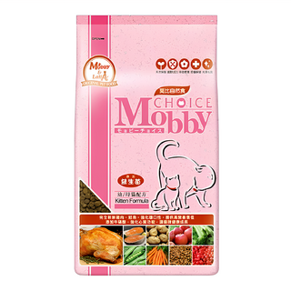 Mobby 莫比 幼貓母貓專業配方 優質鮮魚 添加益生菌 含DHA+蛋白質, 雞肉 + 米, 7.5kg, 1袋