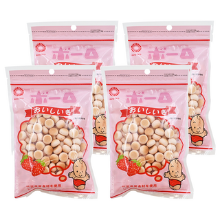 旺揚 乳兒蛋酥 蛋酥餅乾, 草莓風味, 90g, 4包