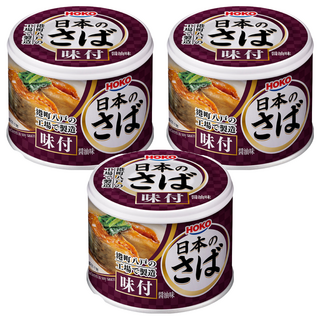 HOKO 寶幸 日本產鯖魚罐 味付醬油, 190g, 3罐