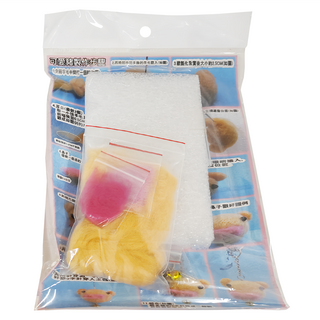 台灣敏愛 羊毛氈鑰匙圈套件包 可愛豬 WFK-03, 1組