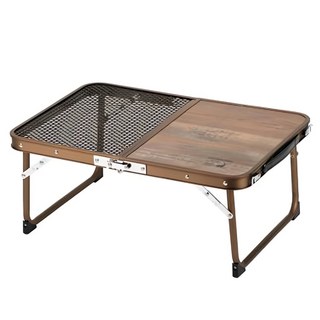 CAPTAIN STAG 鹿牌 小酒館折疊網桌, 1個, 木紋色