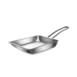 WAGENSTEIGER IH不鏽鋼玉子燒鍋，三層不鏽鋼結構，可用於電磁爐，140x365x60mm, 1個, 195mm